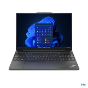 Lenovo ThinkPad E16 Gen 1 21JN - Laptop Intel Core i5 - 1335U tot 4.6 GHz - Win 11 Pro - Intel Iris Xe Graphics - 8 GB RAM - 256 GB SSD TCG Opal Encryption 2, NVMe - 16" IPS 1920 x 1200 - Wi-Fi 6 - grafietzwart - tsb Engels