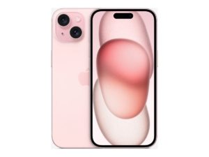  Apple iPhone 15 , 15,5 cm (6.1"), 2556 x 1179 Pixels, 128 GB, 48 MP, iOS 17, Roze